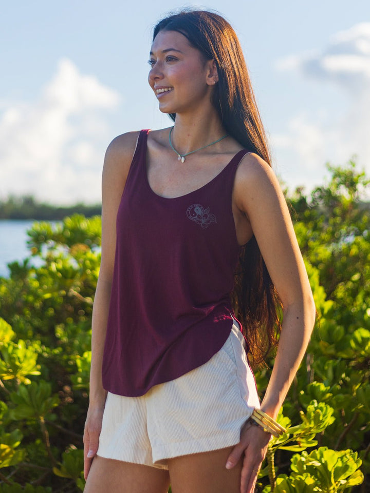 Sakura Sketch Slit Tank - T&C Surf Designs