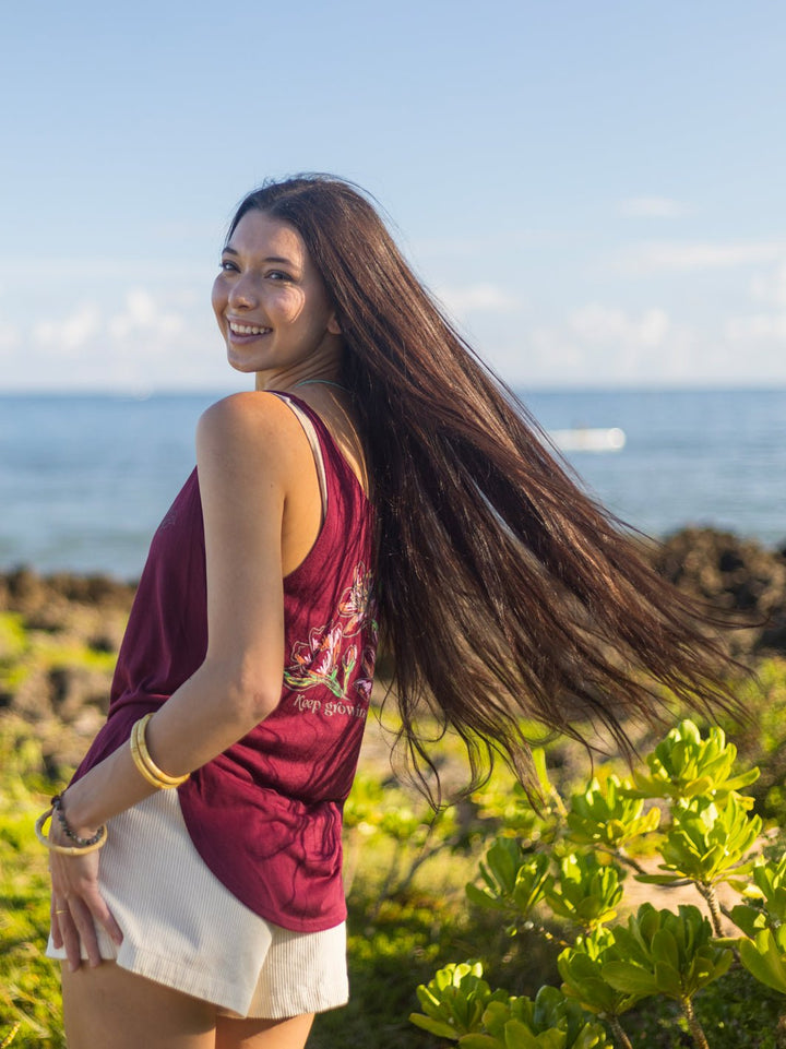 Sakura Sketch Slit Tank - T&C Surf Designs