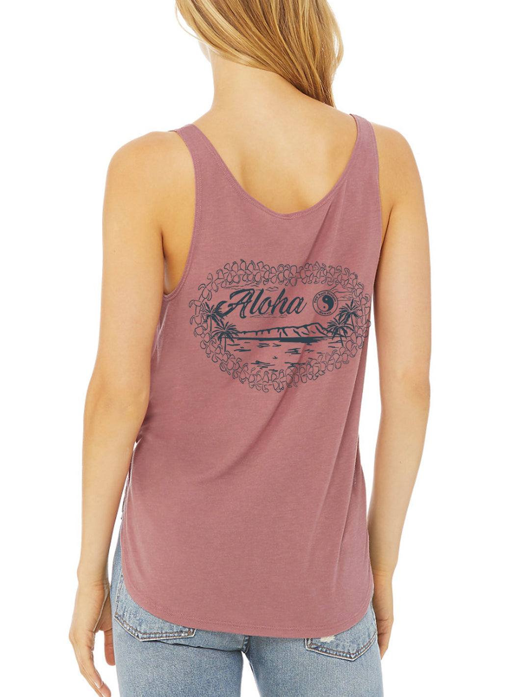 T&C Surf Designs T&C Surf Diamond Head Vintage Post Card Slit Tank, 