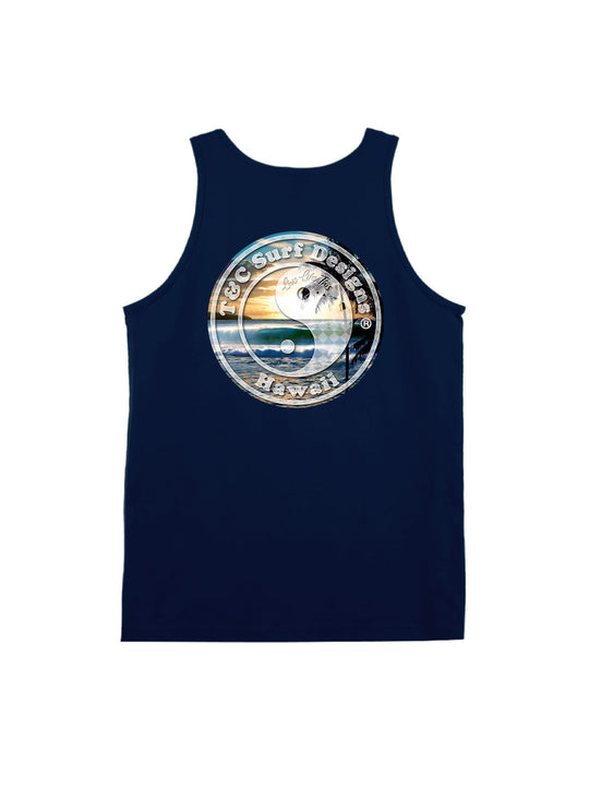 T&C Surf Designs T&C Surf Checked Wave Tank, S / Navy