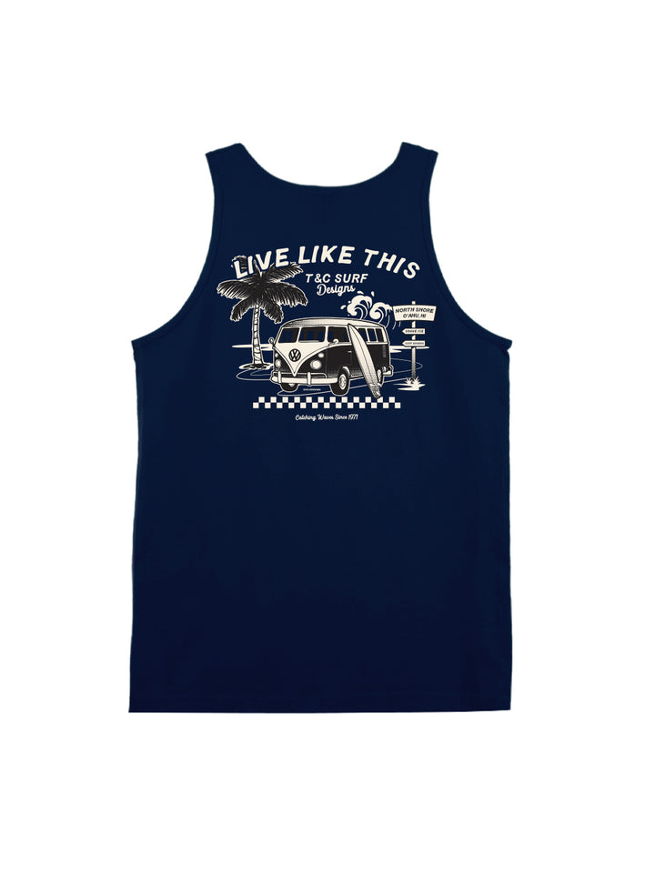 T&C Surf Designs Dine and Dash Volkswagen® Tank, Navy / S