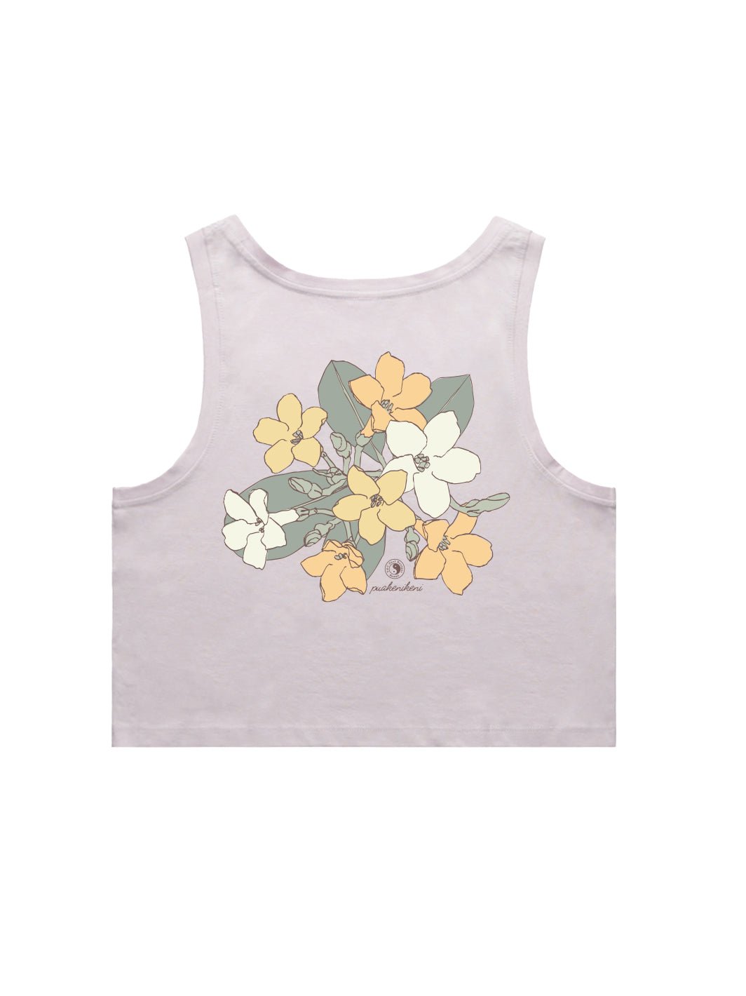 T&C Surf Designs Puakeni Branch Crop Singlet Tank,