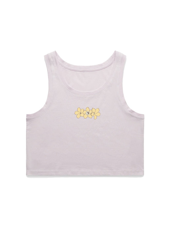 T&C Surf Designs Puakeni Branch Crop Singlet Tank,