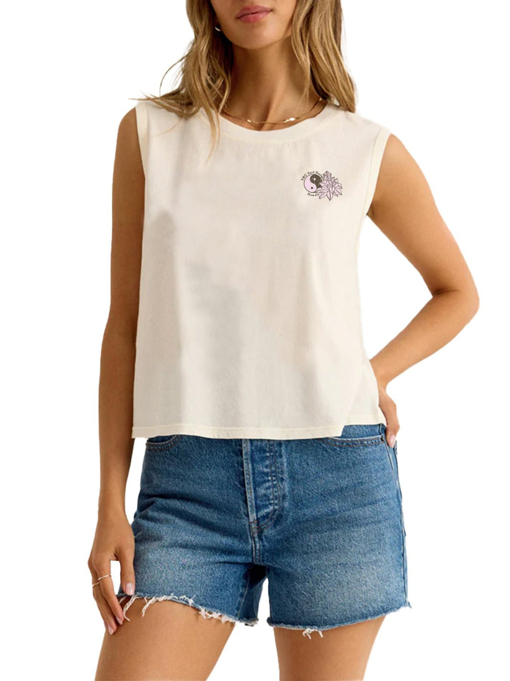T&C Surf Designs Lotus Dragon La Mer Tank,