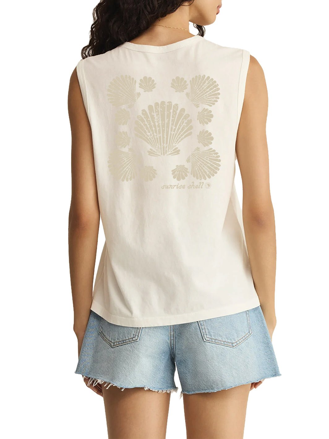 T&C Surf Designs Shell Quilt Muscle Tank,