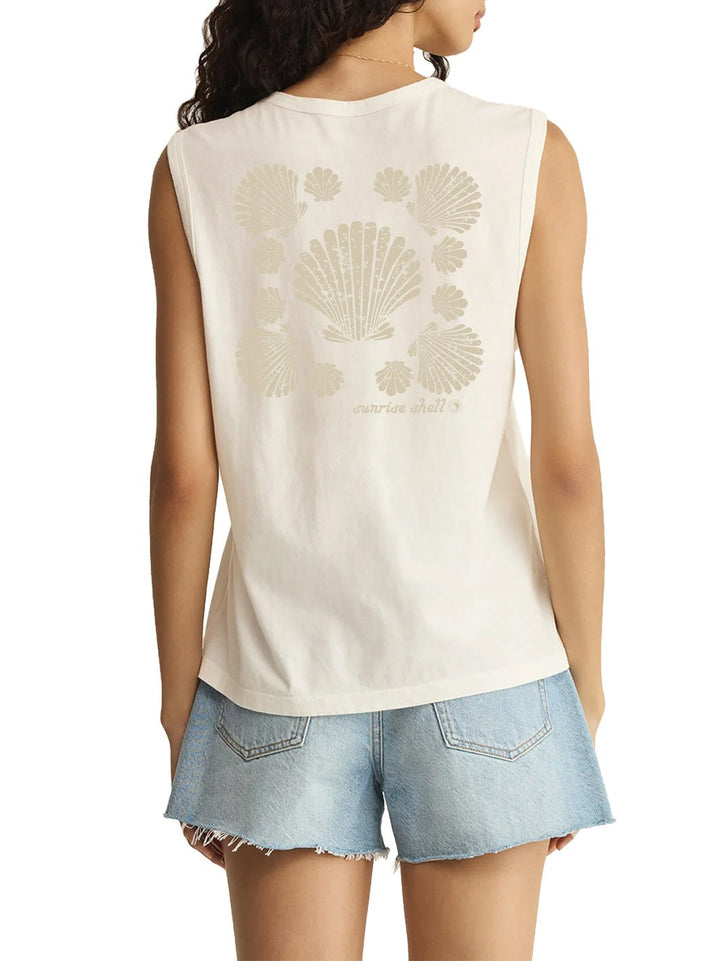 T&C Surf Designs Shell Quilt Muscle Tank,