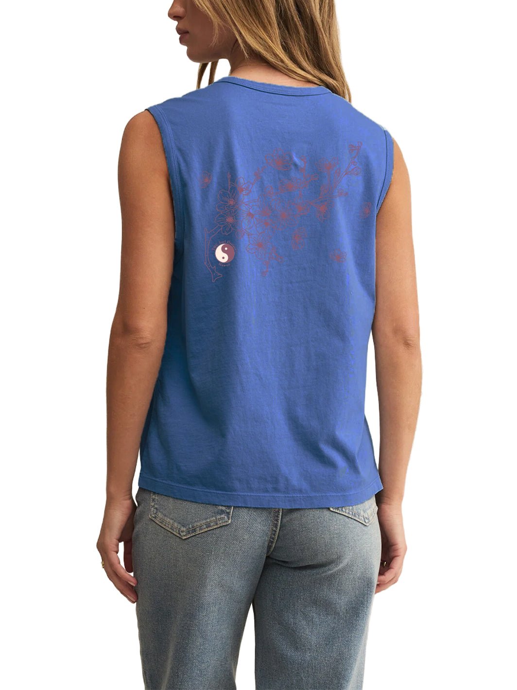 Sakura Branch Muscle Tank - T&C Surf Designs