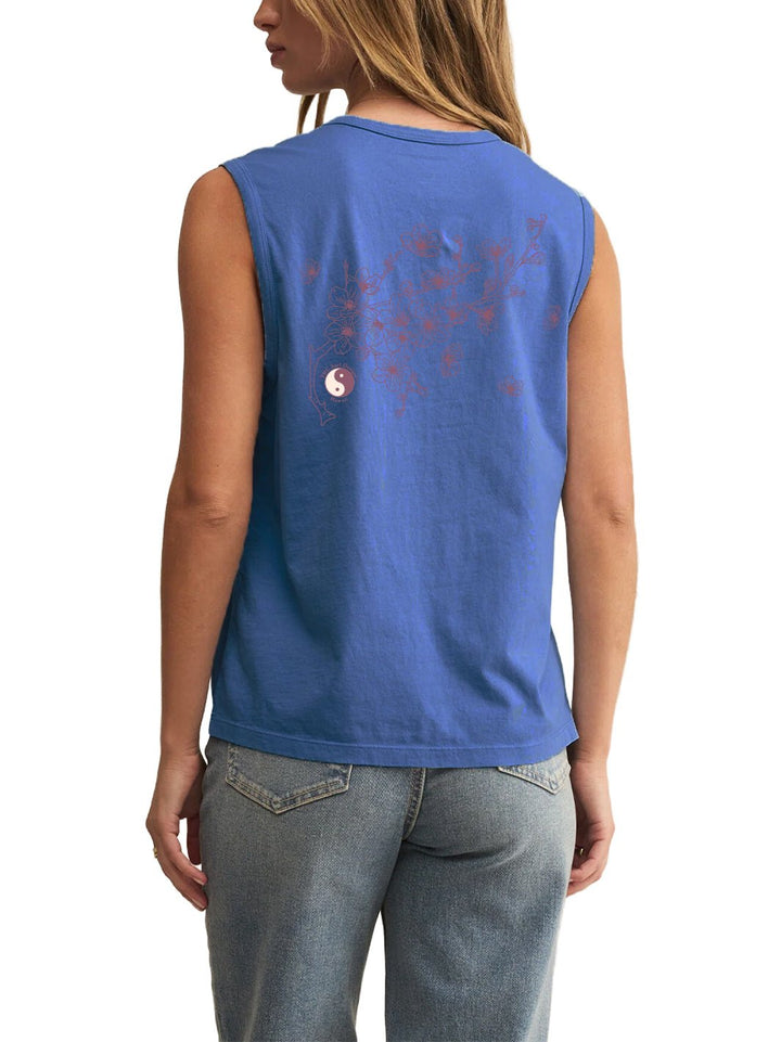 Sakura Branch Muscle Tank - T&C Surf Designs