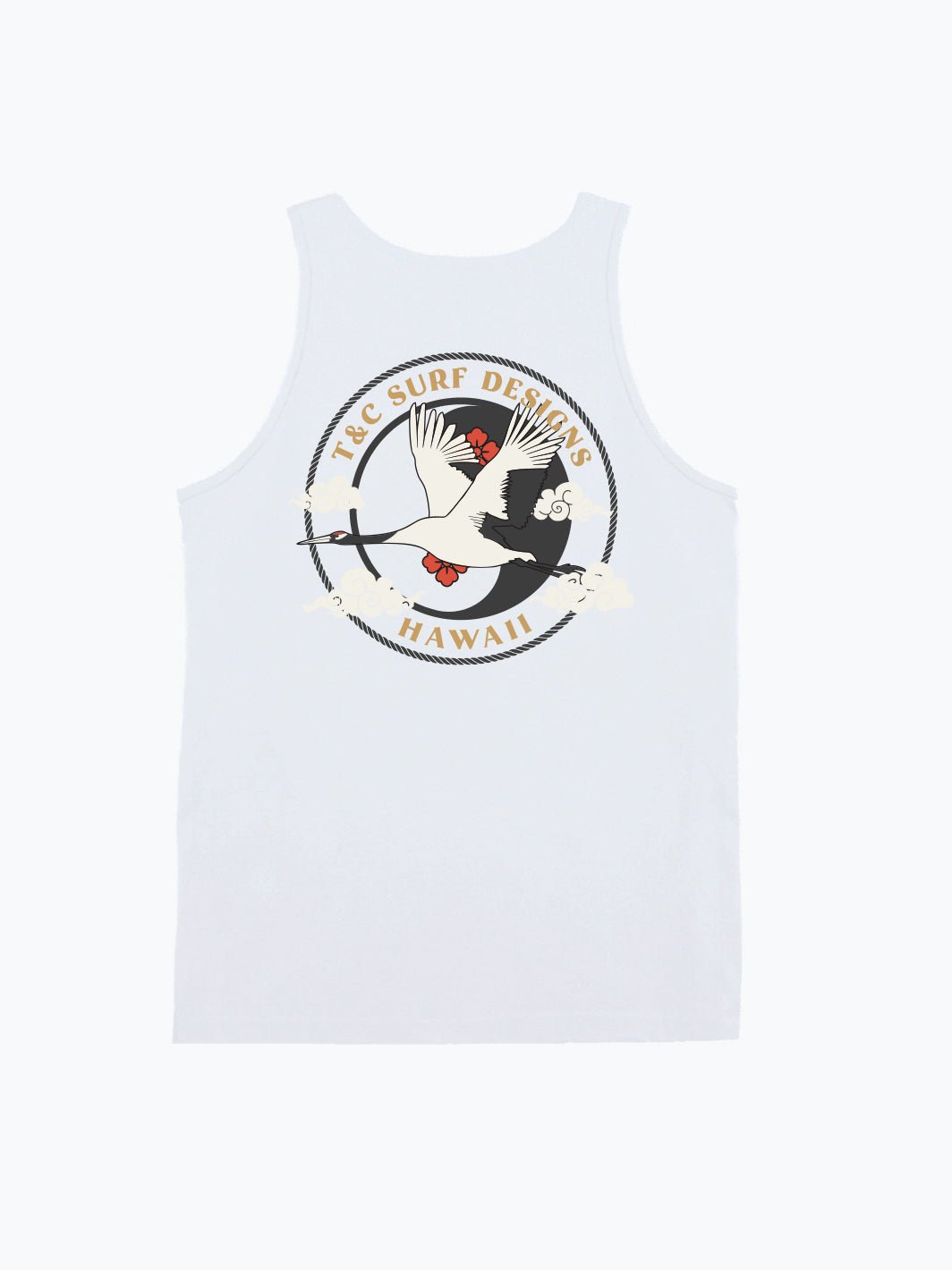 Soaring Crane Tank - T&C Surf Designs