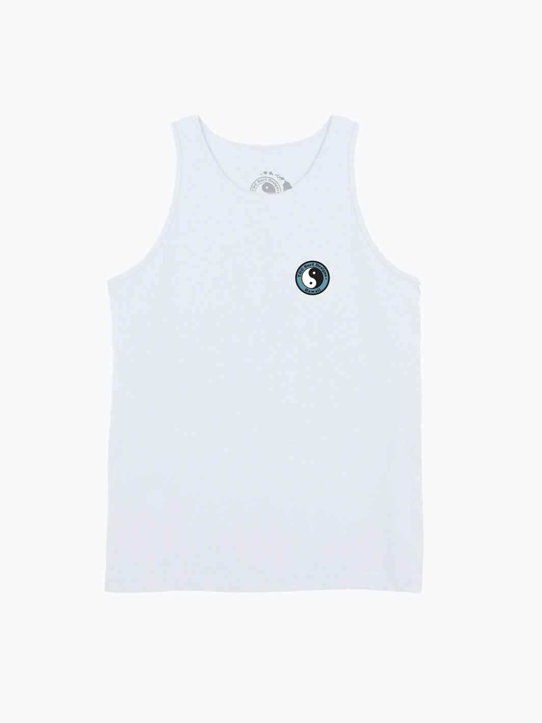 T&C Surf Designs T&C Surf Aloha Script Floral Hex Tank, White / S