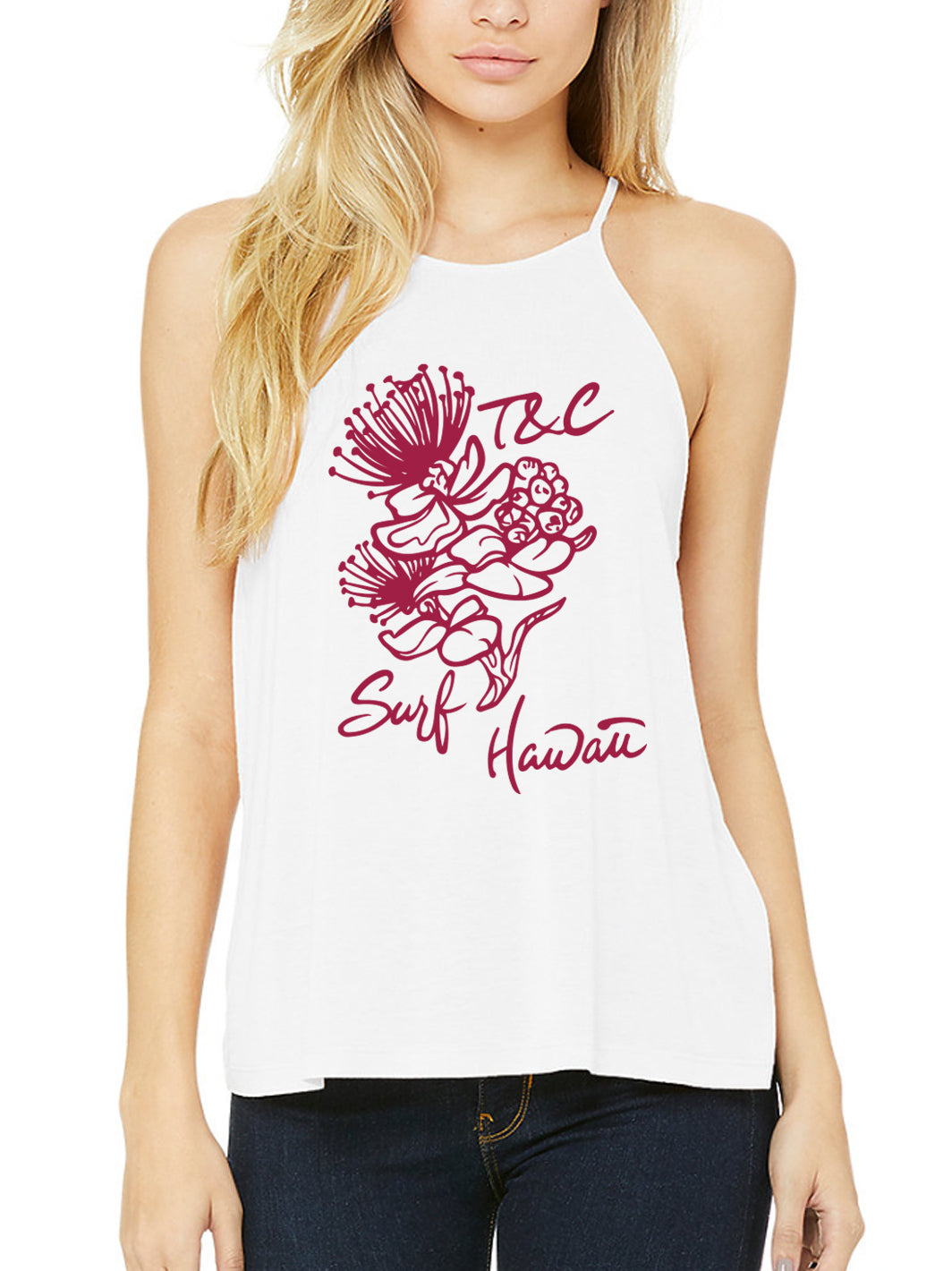 T&C Surf Designs T&C Surf Red Ohia High Neck Tank, 