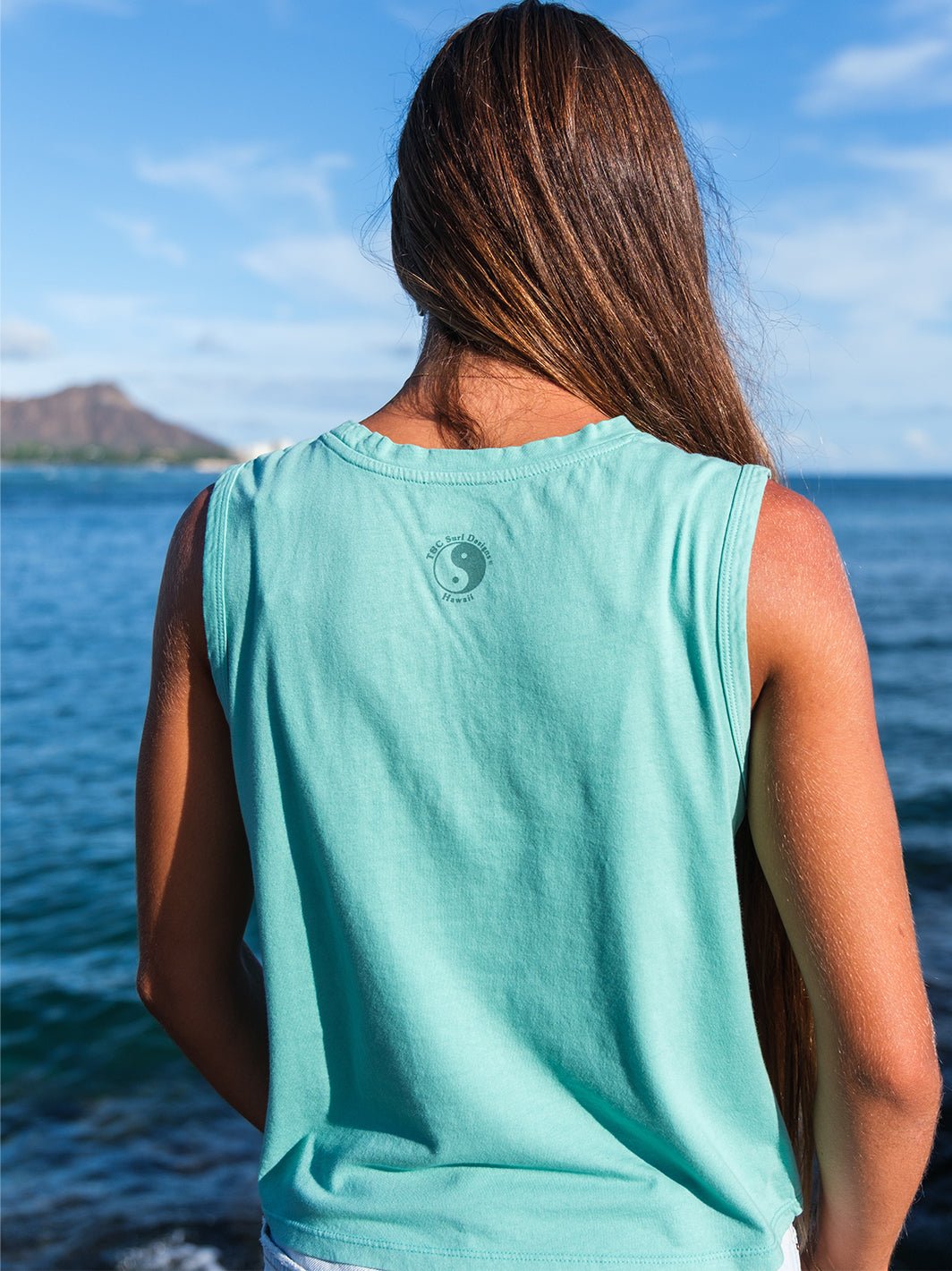 T&C Surf Designs Straight Aloha La Mer Tank,