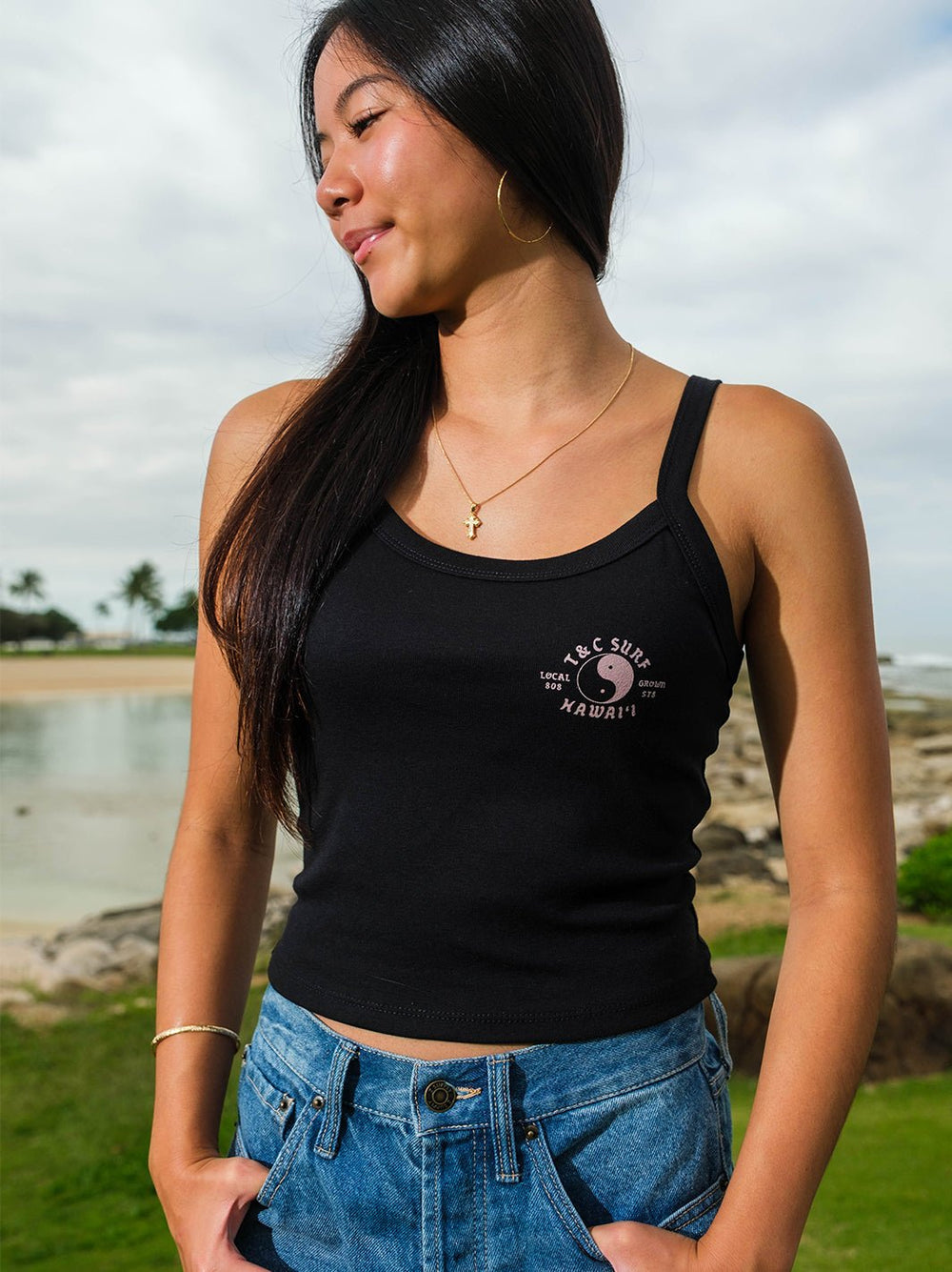 T&C Surf Designs Local All Day Rib Baby Tank,