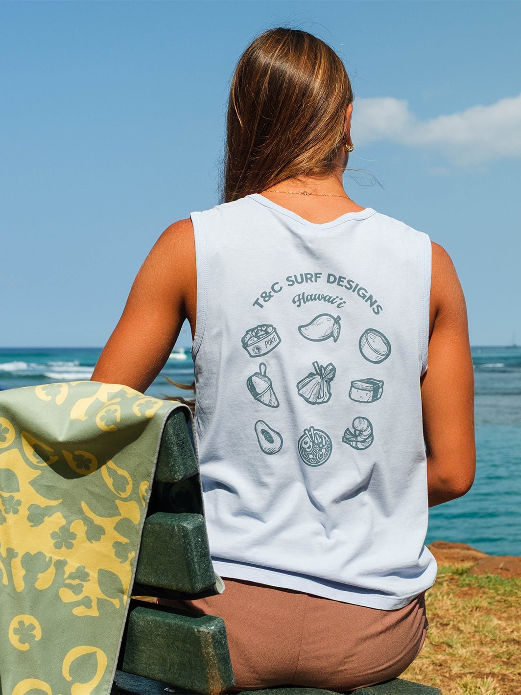 T&C Surf Designs Local Grindz Muscle Tank,