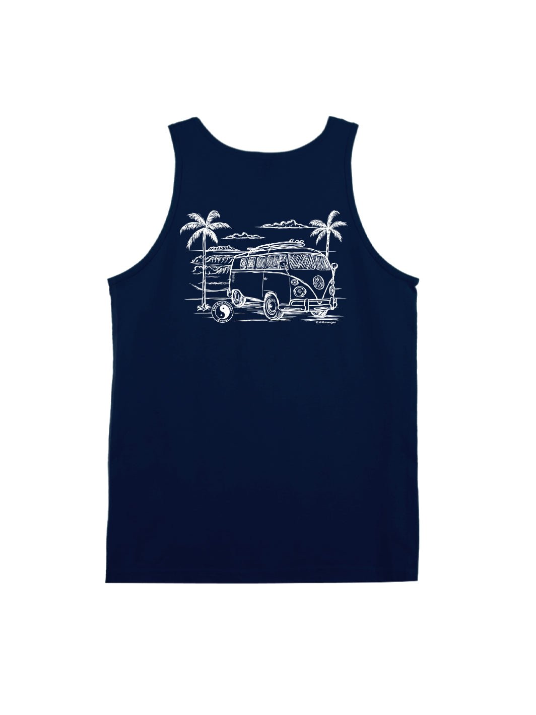 T&C Surf Designs Sketch Bus 25 Volkswagen® Tank, Navy / S