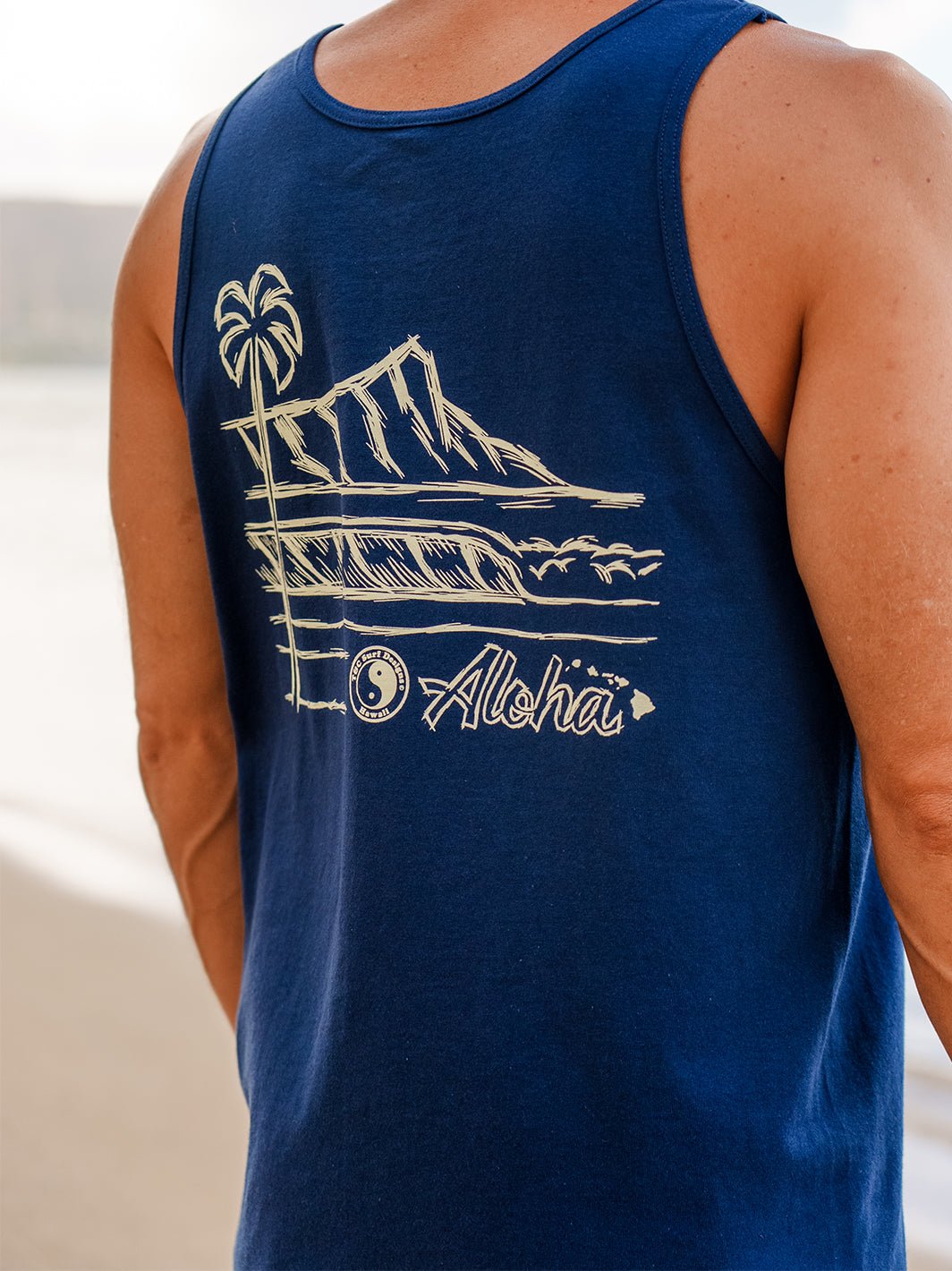 T&C Surf Designs Sketch Diamond Head Scenic Tank,