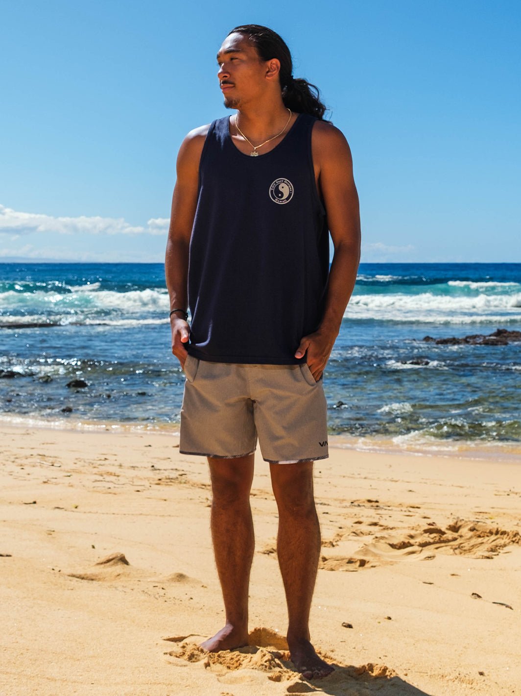 T&C Surf Designs Flagged Aloha State Kam Tank,