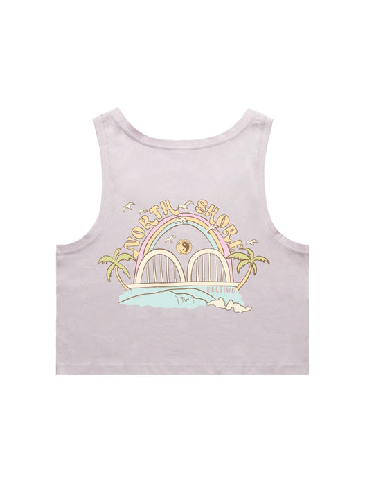 T&C Surf North Shore Days Crop Singlet Tank - T&C Surf Designs