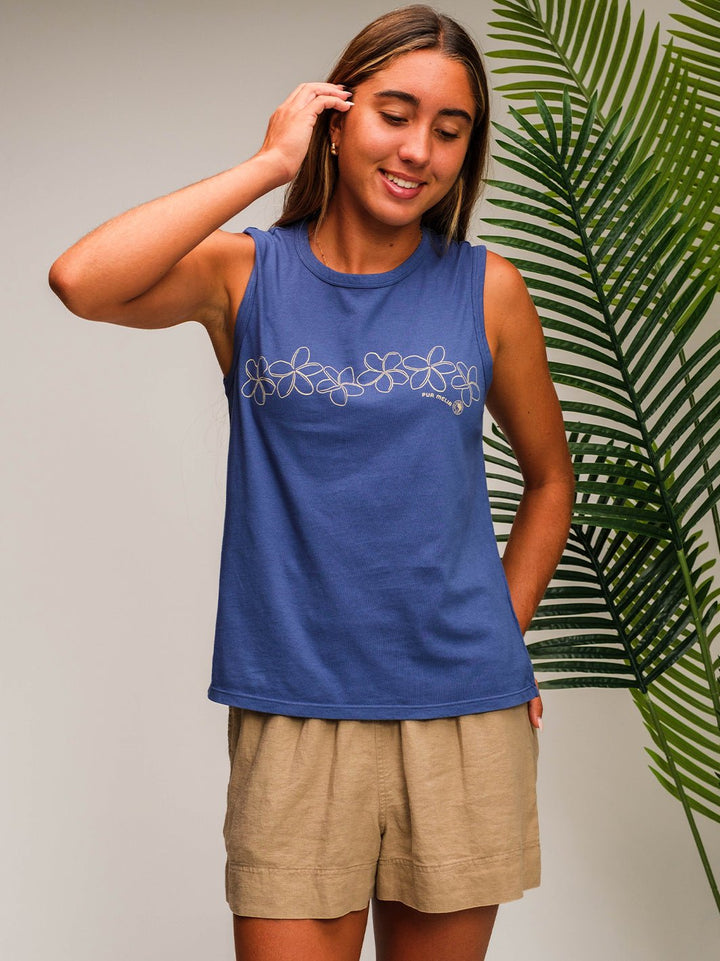 T&C Surf Designs Pua Melia Band Muscle Tank,