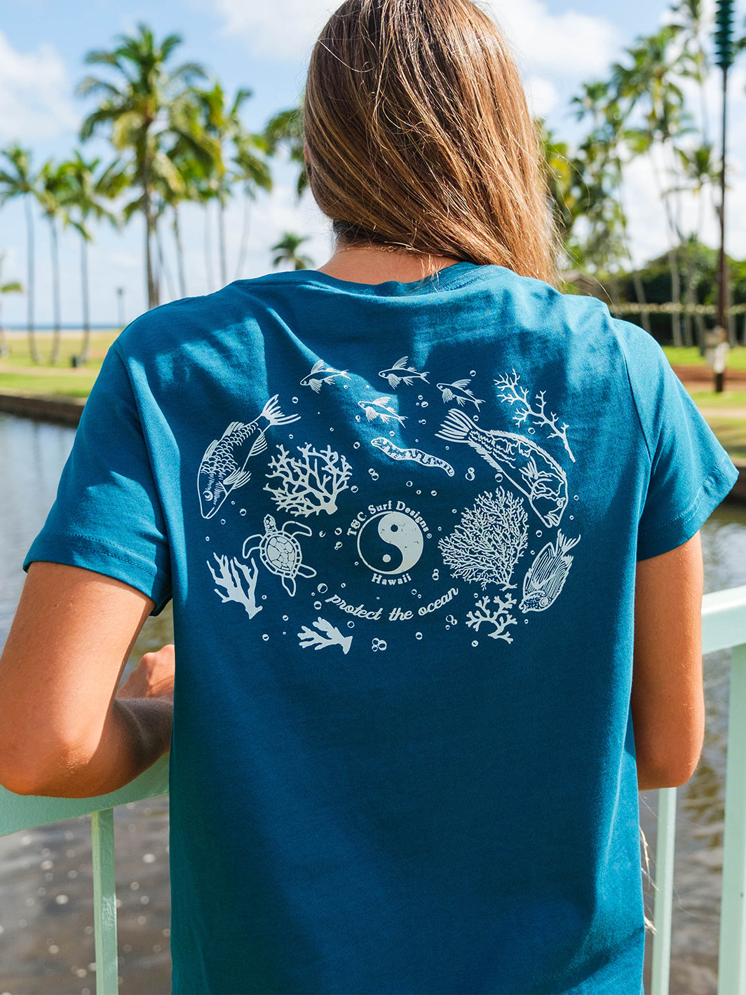 T&C Surf Designs Protect Our Ocean Maple Tee,