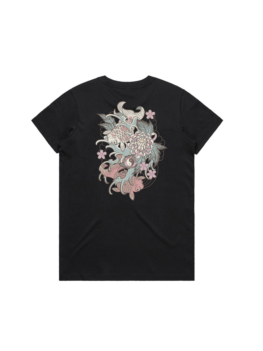 T&C Surf Designs Keiki Koi Maple Tee, Black / S