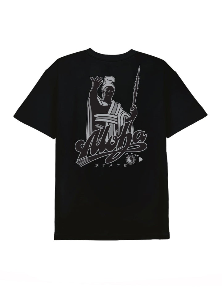 T&C Surf Designs Kam Aloha 25 Tee, Black / S