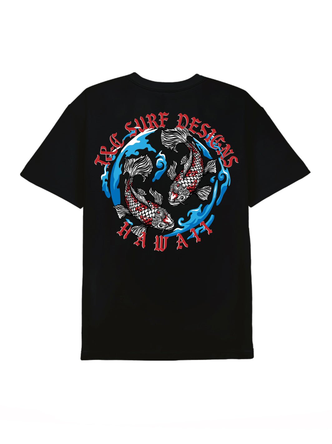 T&C Surf Designs Koi Royalty Tee, Black / S