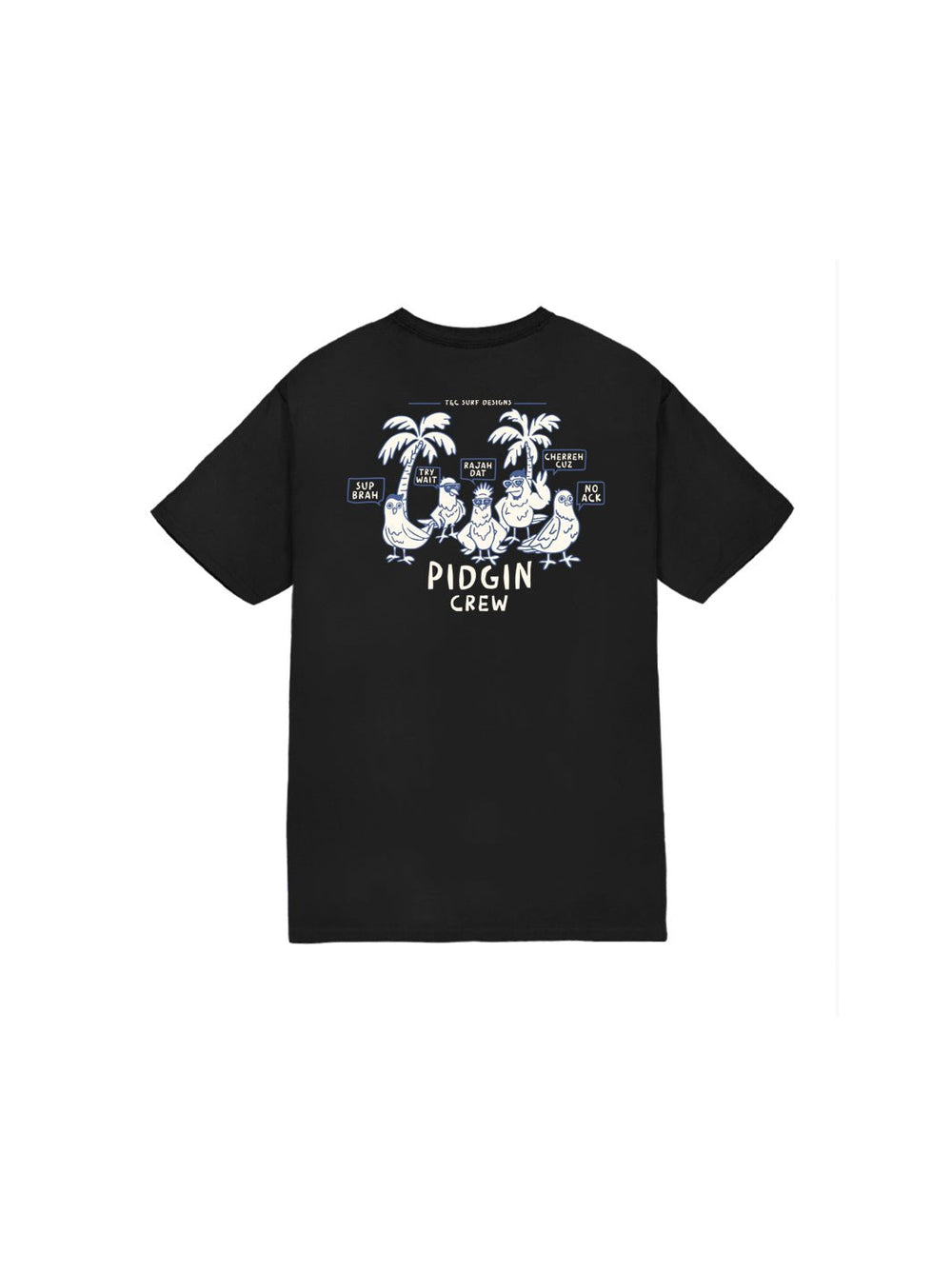 T&C Surf Designs Kids Pidgin Talk Tee, Black / XS