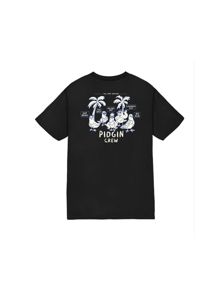 T&C Surf Designs Kids Pidgin Talk Tee, Black / XS