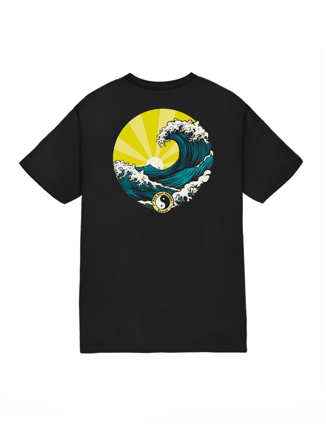 T&C Surf Designs T&C Surf Great Wave Jersey Tee, Black / S