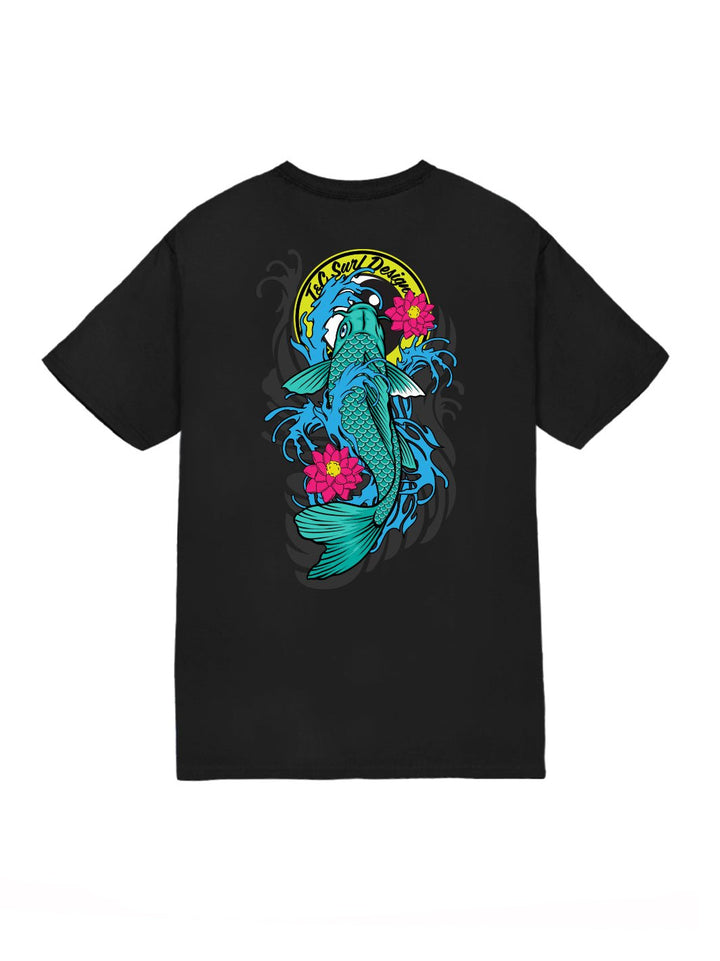 T&C Surf Designs Koi Love Tee, Black / S