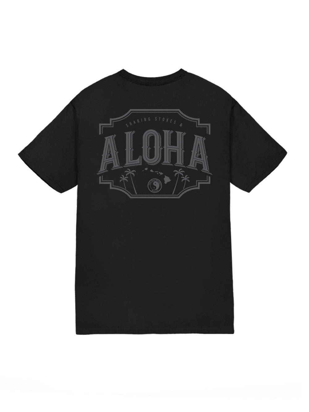 T&C Surf Designs Vintage Aloha Shield Jersey Tee, Black / S