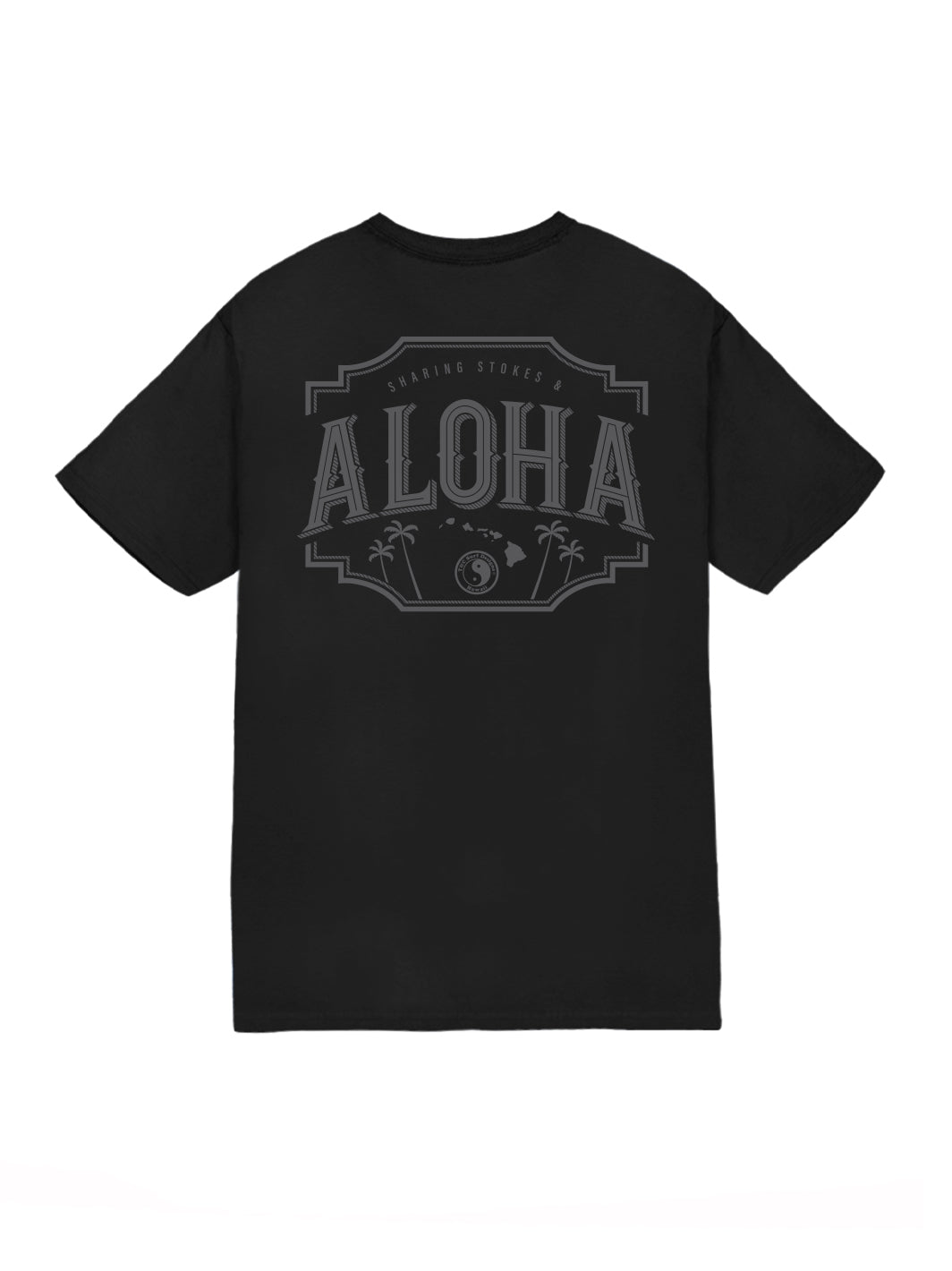 T&C Surf Designs Vintage Aloha Shield Jersey Tee, Black / S