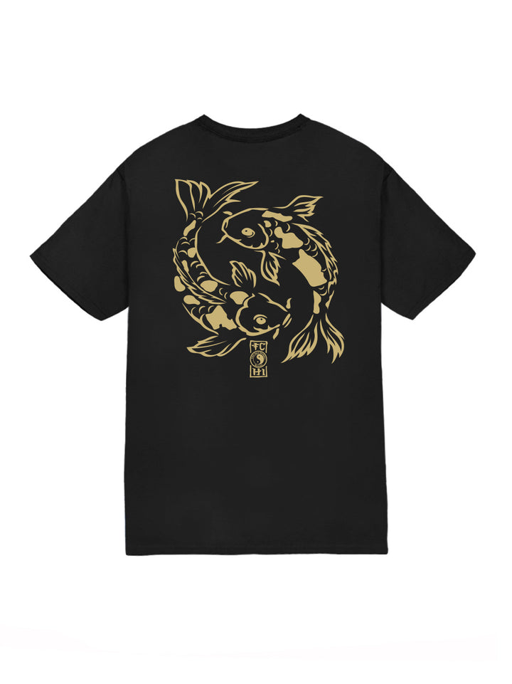 T&C Surf Designs Penned Koi Jersey Tee, Black / S
