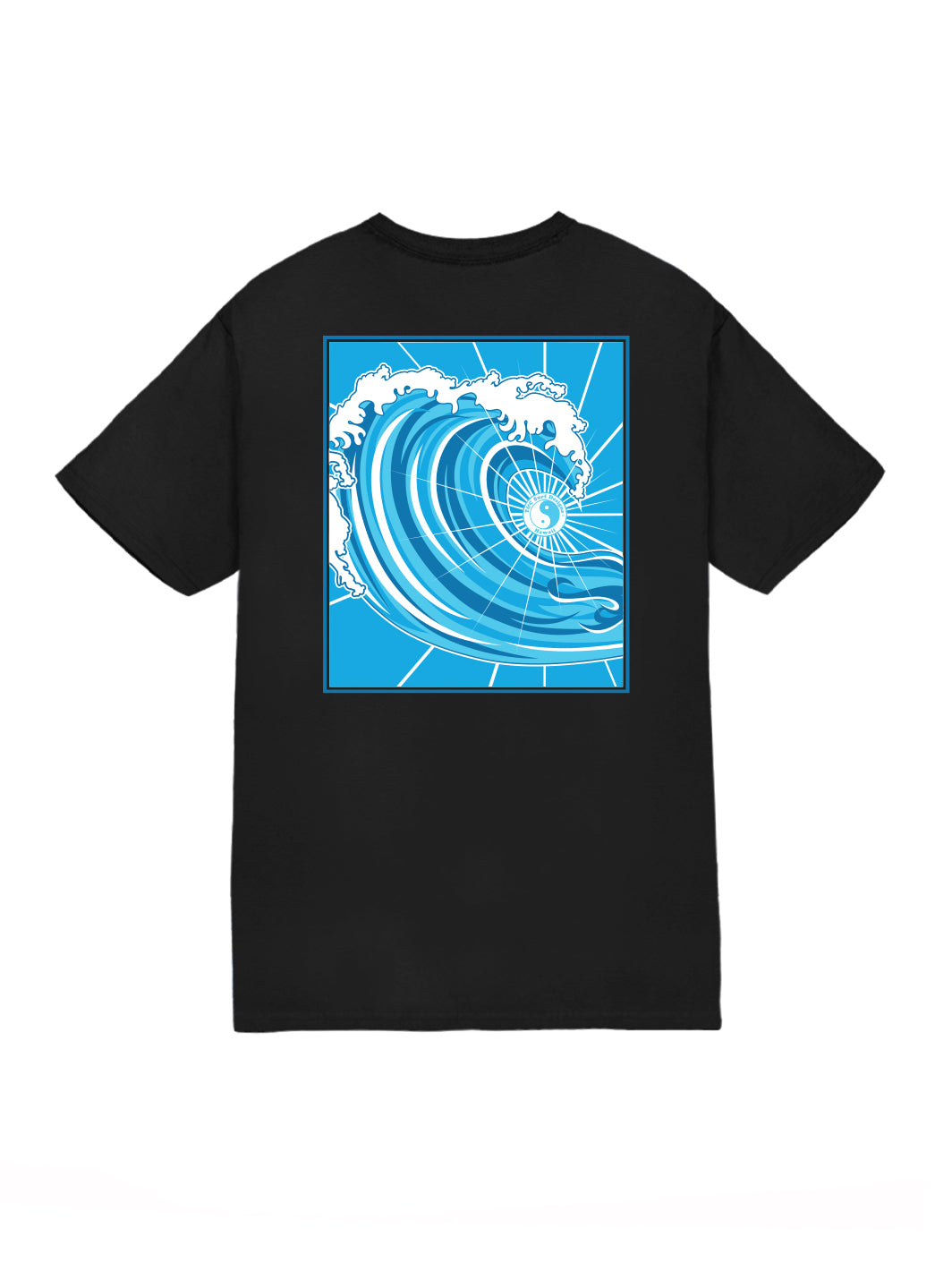 T&C Surf Designs Blue Wave Jersey Tee, Black / S