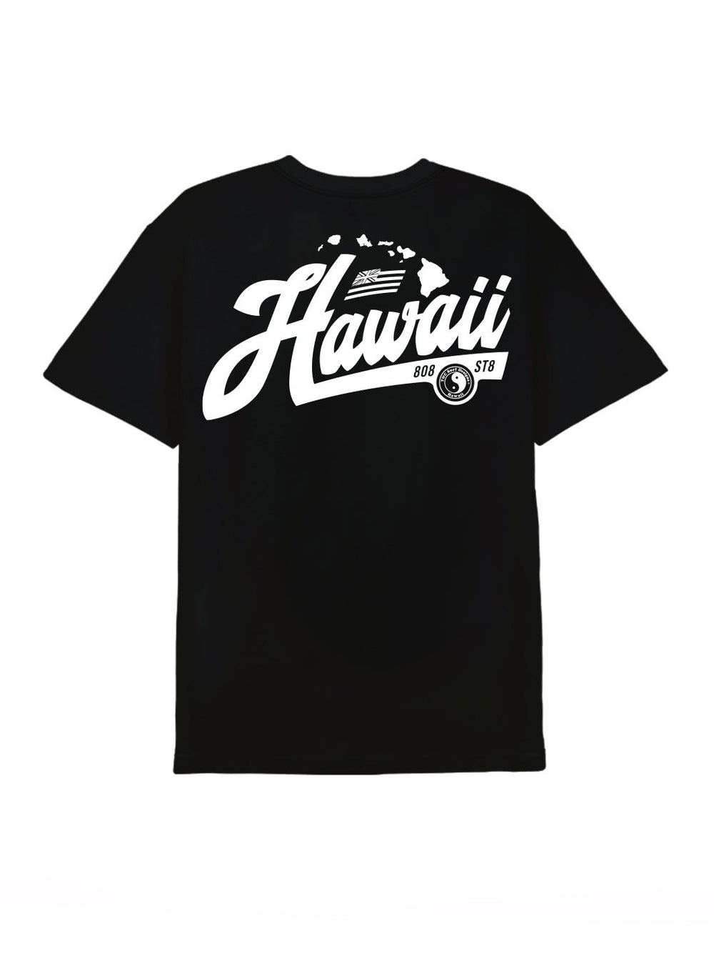 Hawaii Flag Script Tee - T&C Surf Designs
