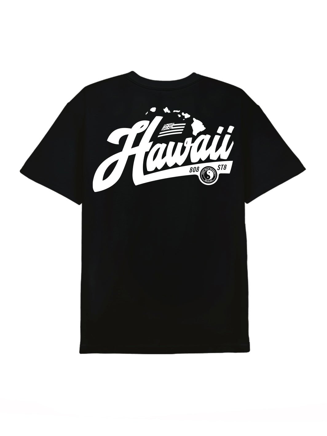Hawaii Flag Script Tee - T&C Surf Designs