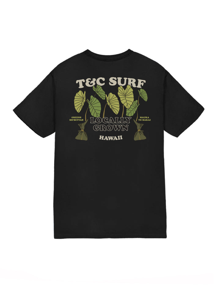 T&C Surf Designs Eat Greens Jersey Tee, Black / S