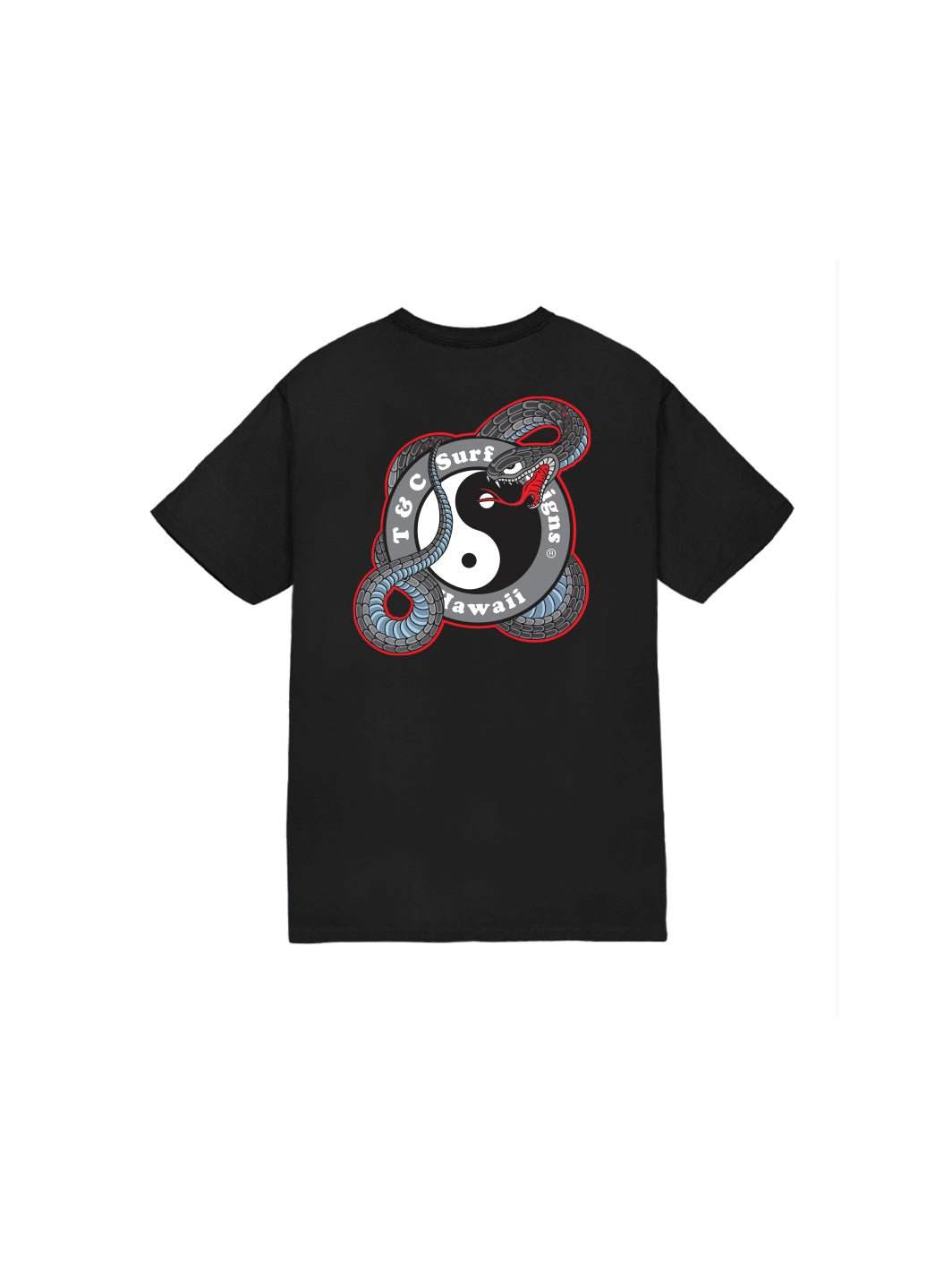 T&C Surf Designs T&C Surf Kids Year of the Snake Tee, Black / XS