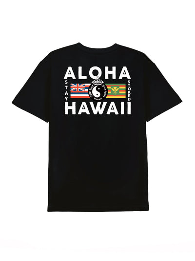 T&C Surf Designs T&C Surf Aloha Nation Tee, S / Black