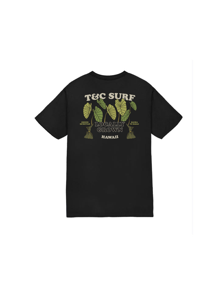T&C Surf Designs Kids Eat Greens Tee, Black / XS