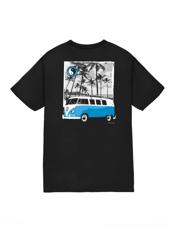 Blue Scenic Bus Volkswagen® Jersey Tee - T&C Surf Designs