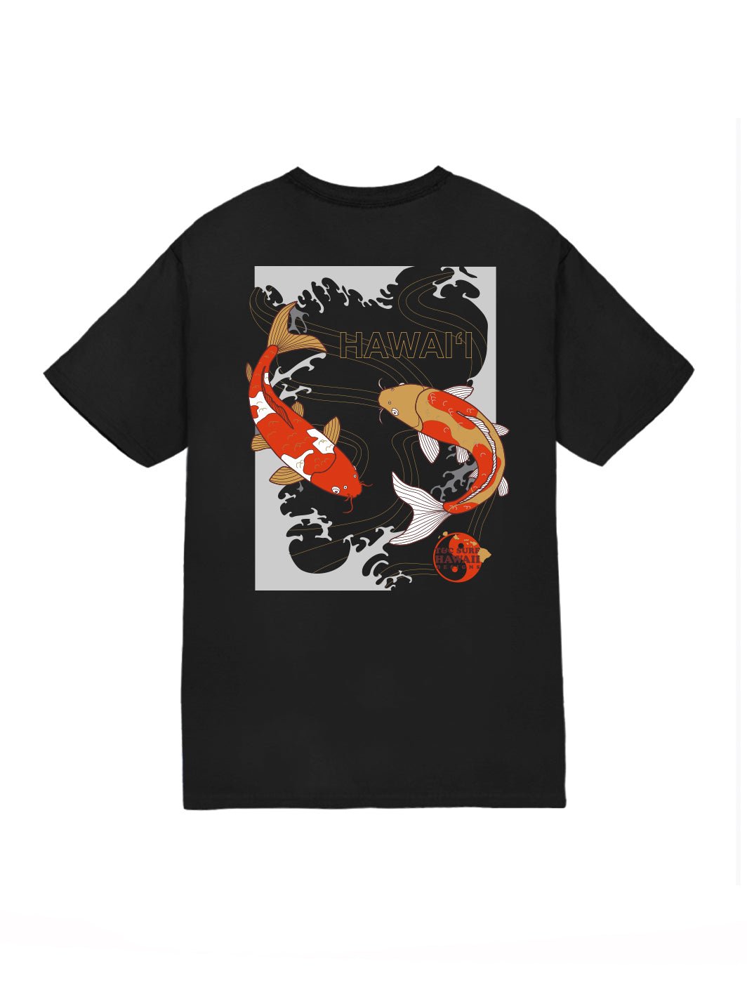 T&C Surf Designs Play Koi Jersey Tee, Black / S