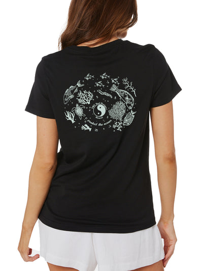 T&C Surf Designs Protect Our Ocean Maple Tee, Black / S