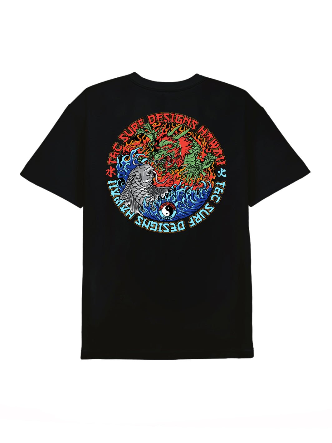 Fire and Water Tee - T&C Surf Designs