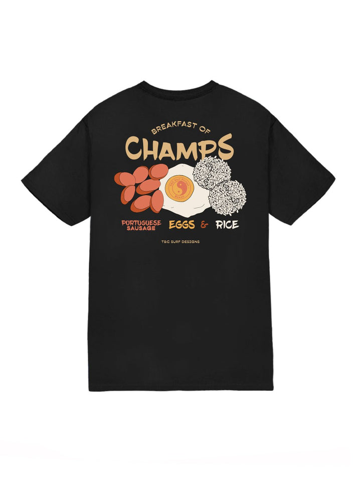 T&C Surf Designs Local Breakfast Jersey Tee, Black / S
