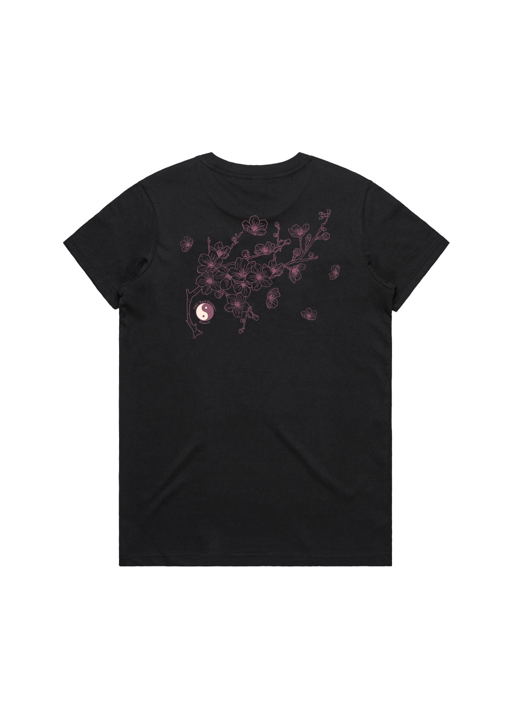 T&C Surf Designs Sakura Branch Maple Tee, Black / XS