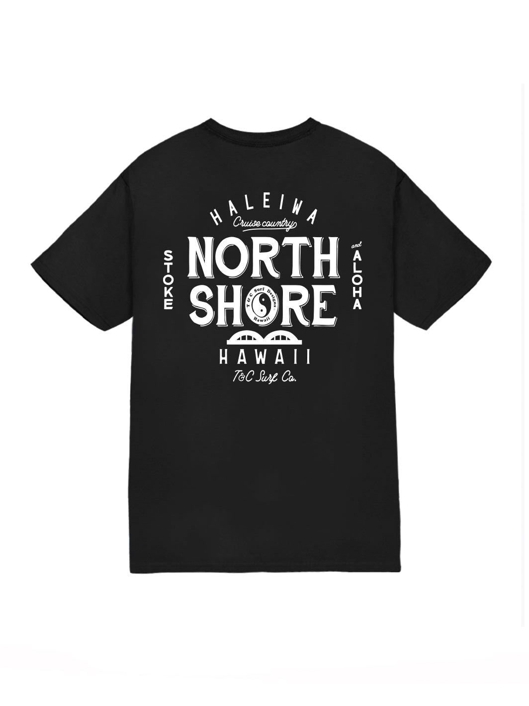 T&C Surf Designs North Side Jersey Tee, Black / S