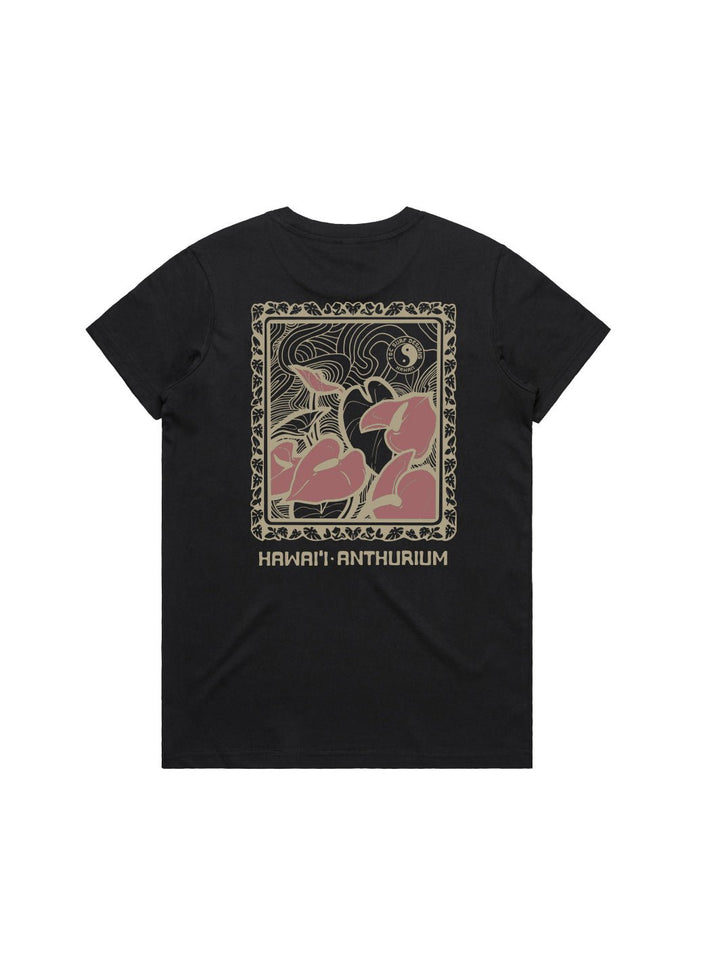 Field of Anthuriums Maple Tee - T&C Surf Designs
