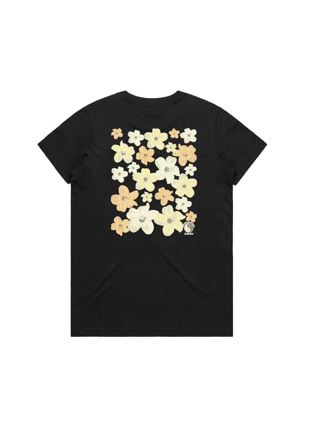 T&C Surf Designs Retro Puakeni Maple Tee, Black / S